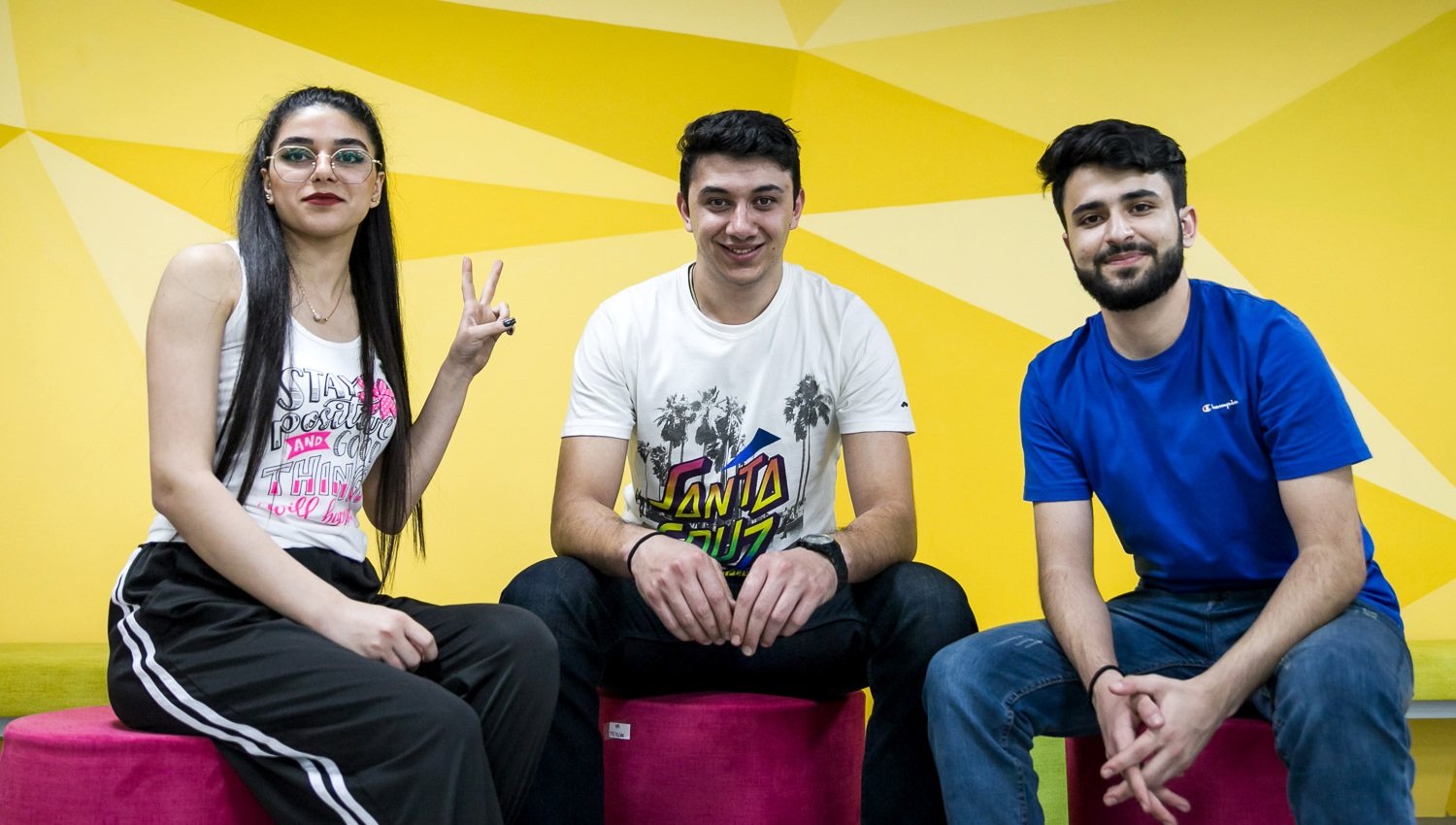 KIIT students spending time together